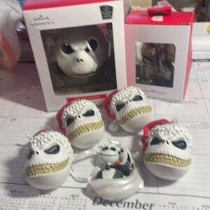 7 NEW Nightmare Before Christmas ornaments
